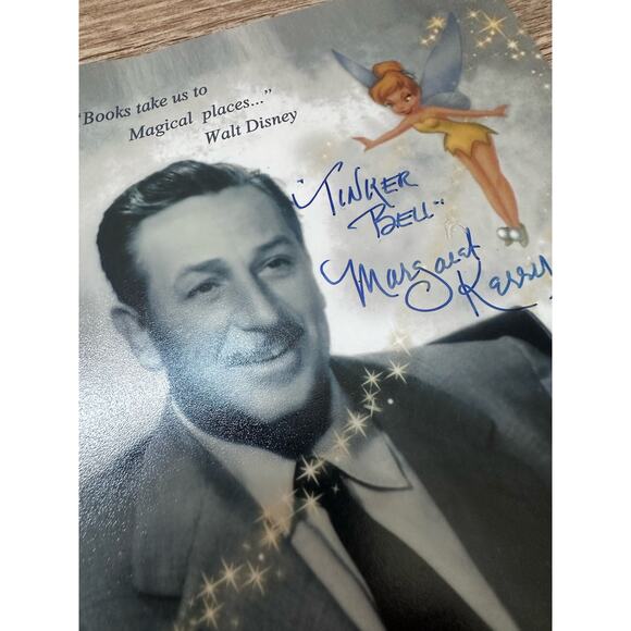 Authentic Disney|Tinkerbell|Signed Autograph Margarot Kerry - Picture 8 of 8